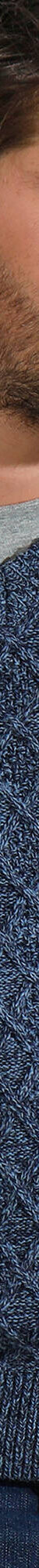 Pull col V maille irlandaise (bleu mouliné) Pull col V maille irlandaise (bleu mouliné)